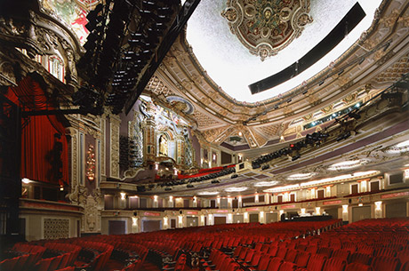 View of the interior of the Ford Oriental Theatre in Chicago, IL